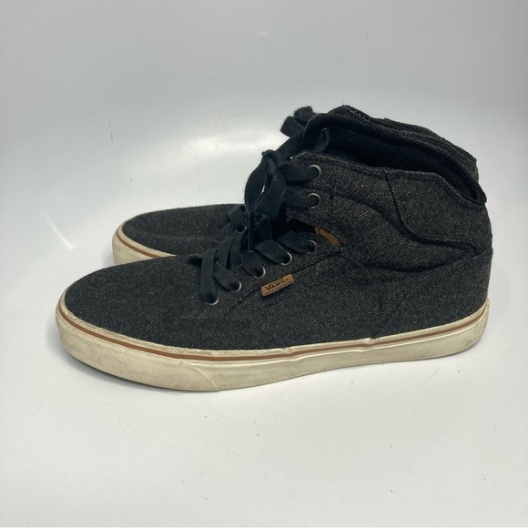 Vans Men’s Hightop trainers dark gray size 9 - Picture 4 of 7